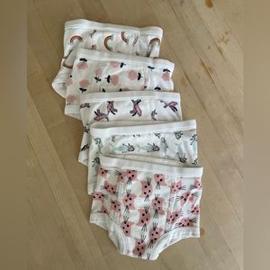 EUC Hanna Andersson
80/90 XS
Set of 5 
Organic 
Training undies